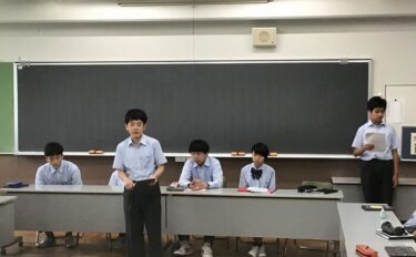 中学前期生徒総会