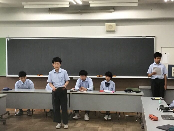 中学前期生徒総会