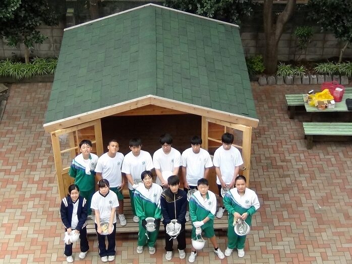総合的な学習の時間「家づくり」(中学3年生)