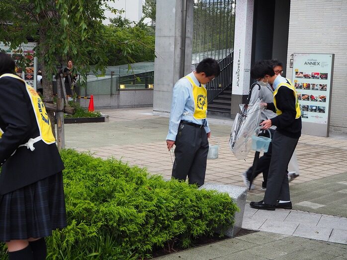 地域環境美化活動の様子