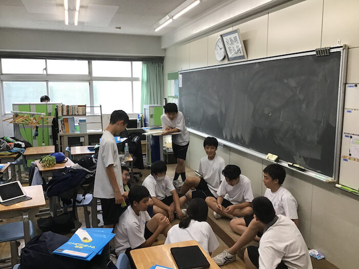 総合的な学習の時間「中学校内宿泊体験」