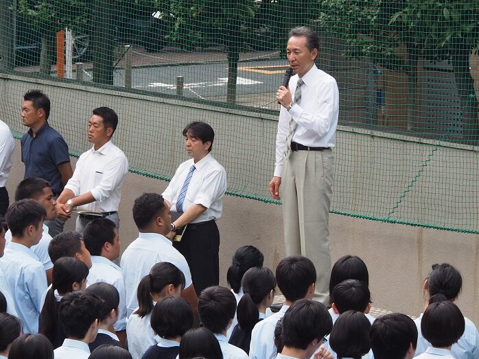 総合避難訓練の様子