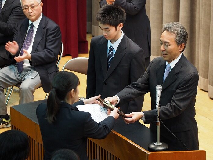 始業式の様子