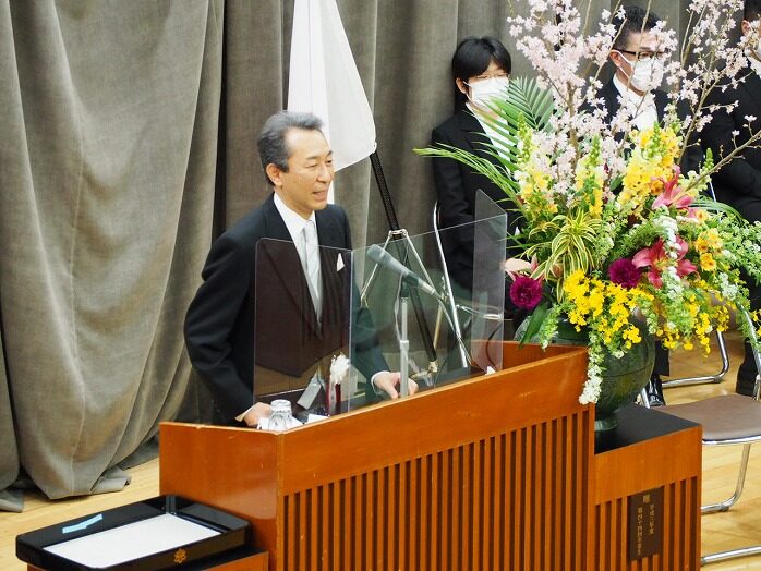 卒業証書授与式の様子