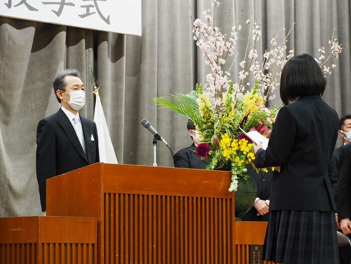 卒業証書授与式の様子