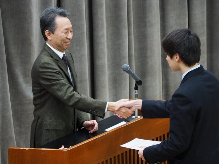 全校会礼の様子