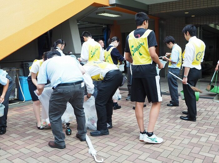 地域環境美化活動の様子