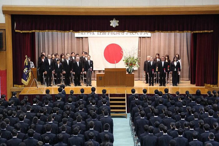 平成２９年度高等学校入学式