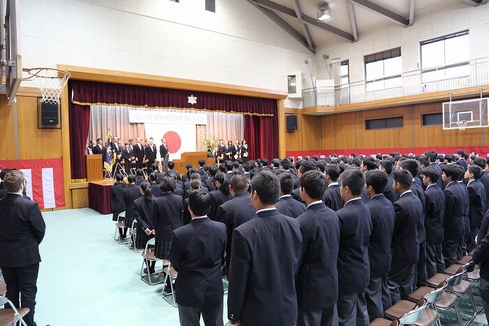 平成２９年度高等学校入学式