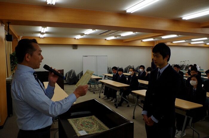 一貫コース全校集会