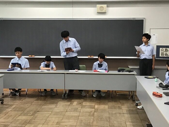 中学前期生徒総会