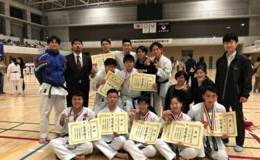 空手道部　第６８回東京都空手道選手権大会優勝