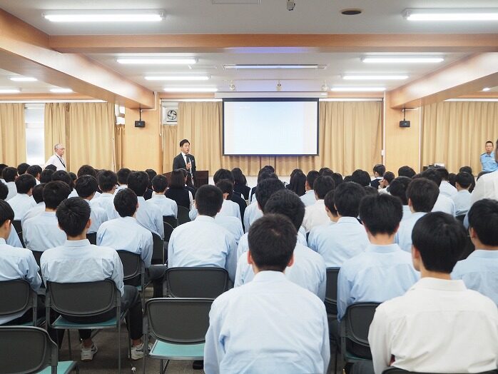 生活安全指導講話の様子