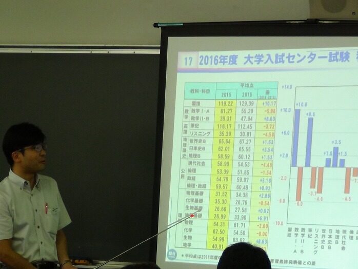 進路講演会の様子