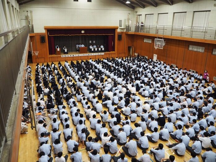 生徒会役員選挙の様子