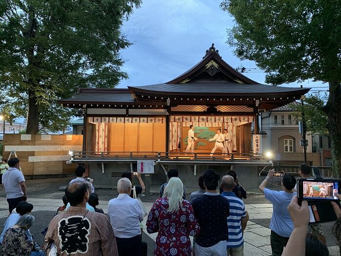 空手道部奉納演武