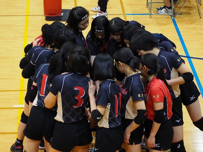 女子バレーボール部　東京都春季２部大会優勝