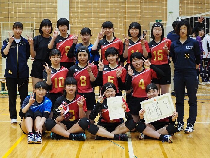 女子バレーボール部　東京都春季２部大会優勝