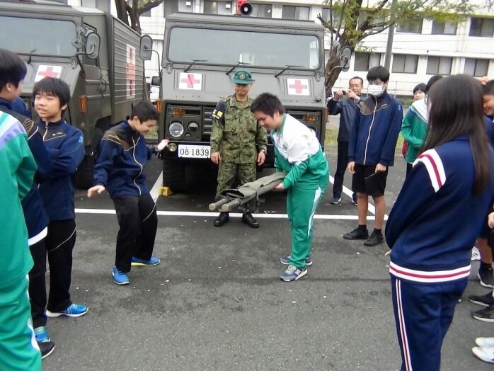 「職場体験」自衛隊三宿駐屯地