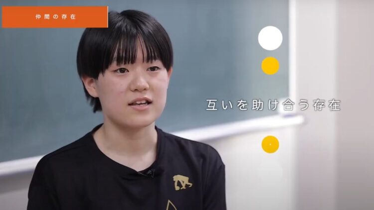 女子バスケットボール部　インタビュー動画