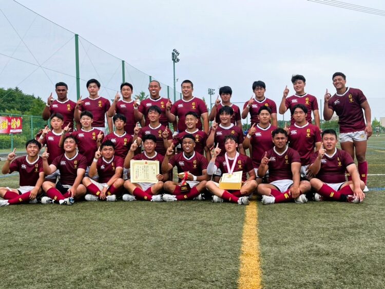 ラグビーフットボール部　東京都春季大会優勝