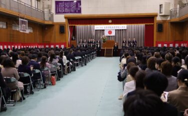令和７年度　高等学校入学式