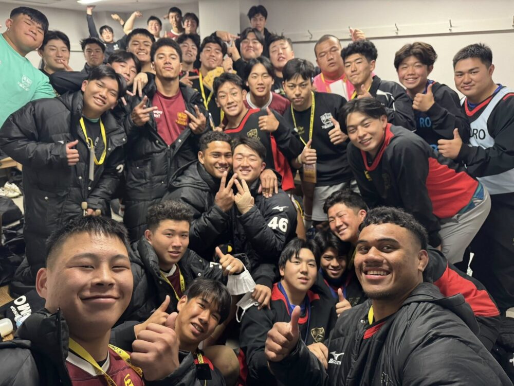 ラグビーフットボール部　第１０５回全国大会（花園）ベスト１６