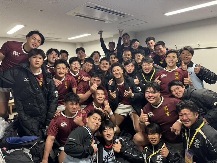 ラグビーフットボール部　第１０５回全国大会（花園）ベスト１６