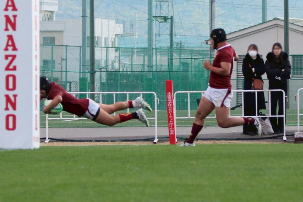 ラグビーフットボール部　第１０５回全国大会（花園）ベスト１６